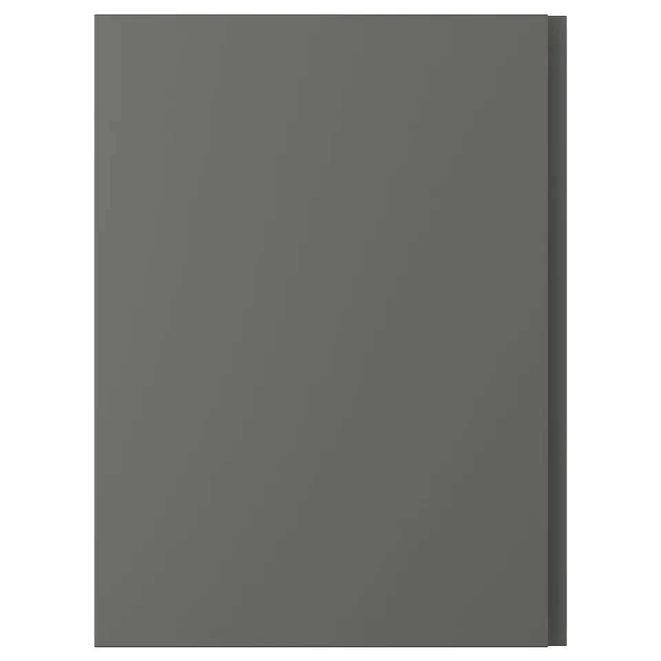 VOXTORP Door, dark grey vertical handle, 60x80 cm