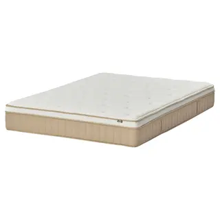 DOFTYXNE pocket sprung mattress, super firm/light beige, Length 200 x Width 90 cm