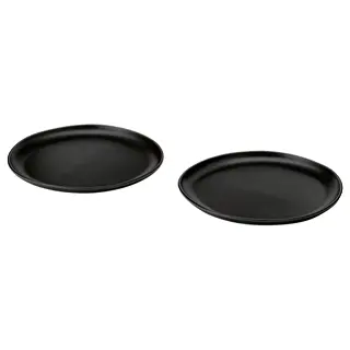 STOCKHOLM 2025 plate, black, 26 cm
