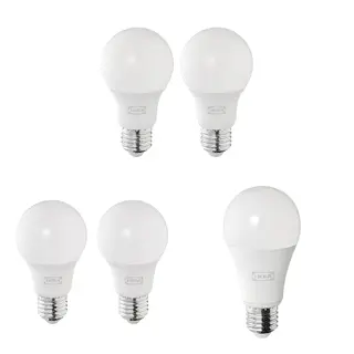 SOLHETTA set: LED bulb E27 806 lumen + LED bulb E27 806 lumen + LED bulb E27 1521 lumen, dimmable/globe opal white + globe opal white, Height 110 mm
