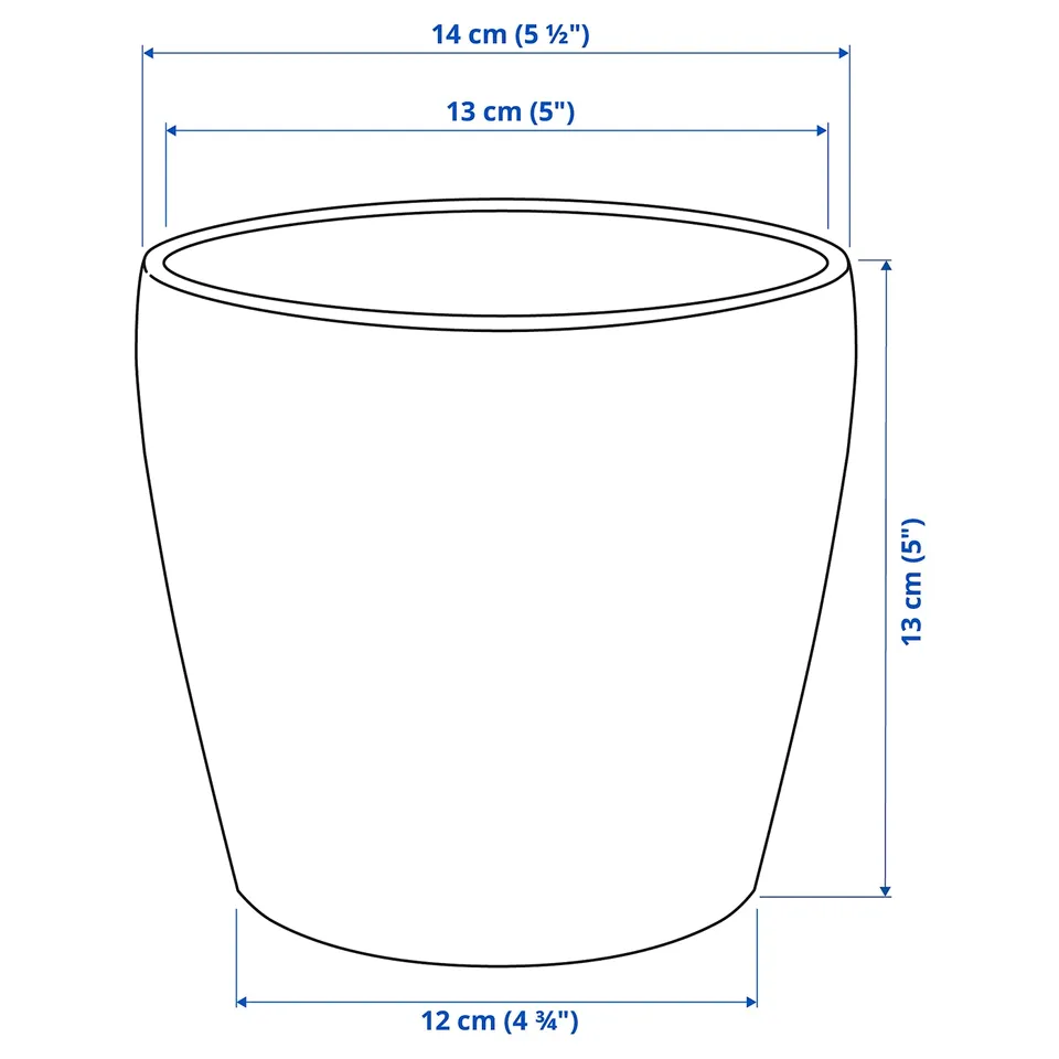 Illustration with measurements for the product: PERSILLADE.