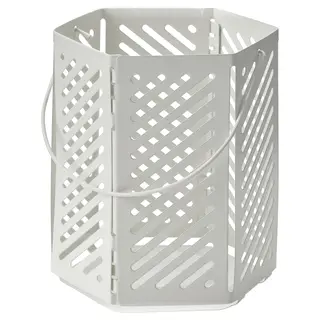 VÅRSYREN lantern for tealight, white, 12 cm