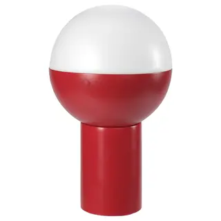 SOLVINDEN LED decoration lighting, solar-powered/globe red, 25 cm