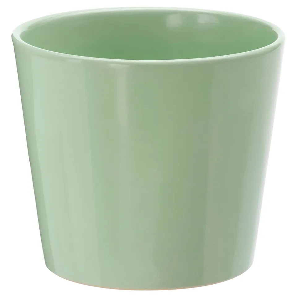 SOJABÖNA Plant pot, light green, 9 cm