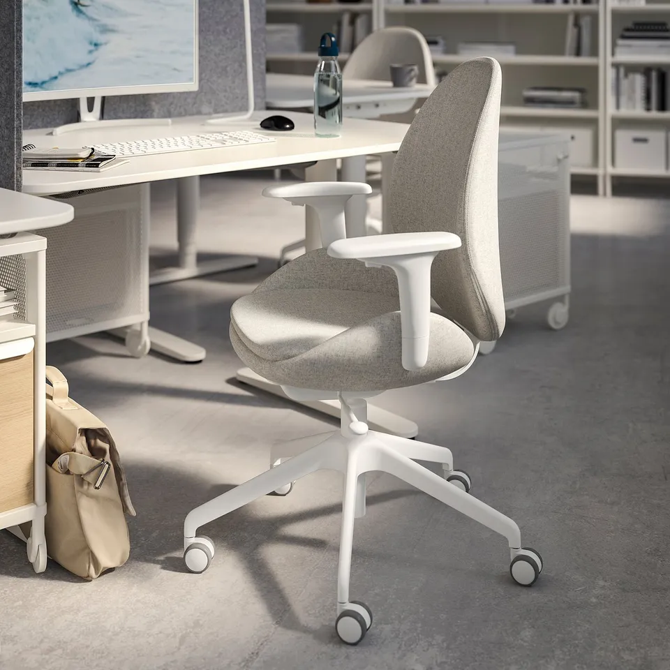 part: HATTEFJÄLL office chair with armrests