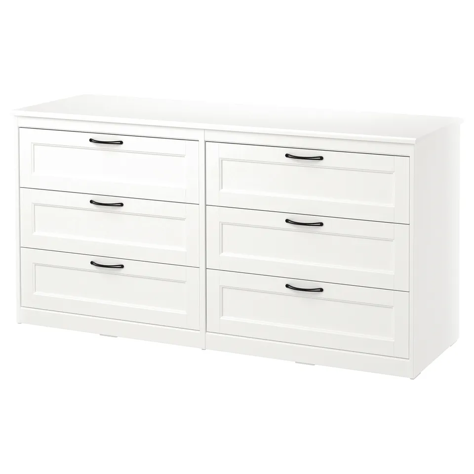 part: SONGESAND chest of 6 drawers