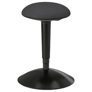 NILSERIK standing support, black/Vissle dark grey, Width 41 cm