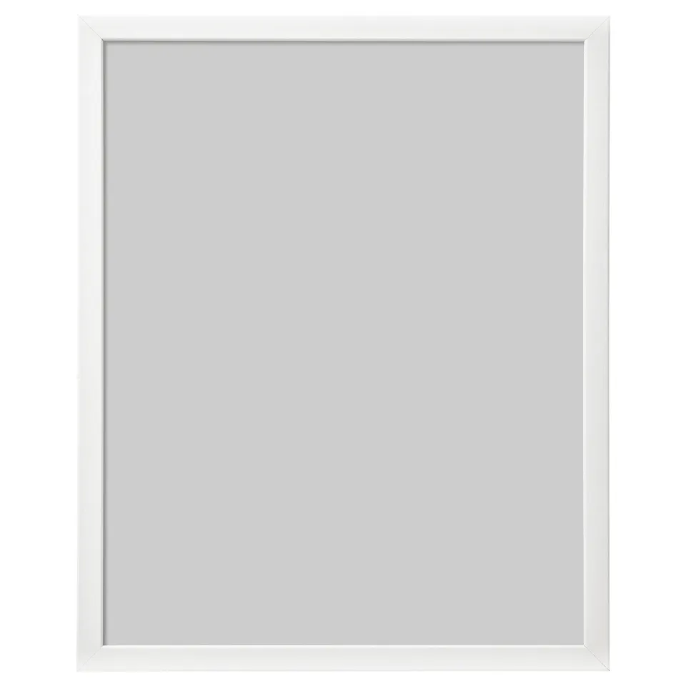 FISKBO white picture frame - simple, rectangular design with soft lines.
