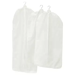 SKUBB clothes cover, set of 3, white