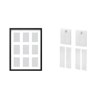 frame + adhesive hook ×2