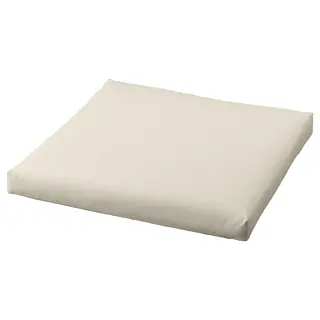 KUDDARNA seat cushion, outdoor, light grey-beige, 62x62 cm