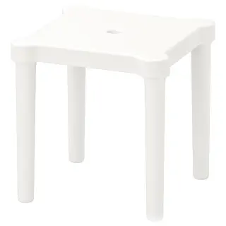 UTTER children's stool, in/outdoor/white