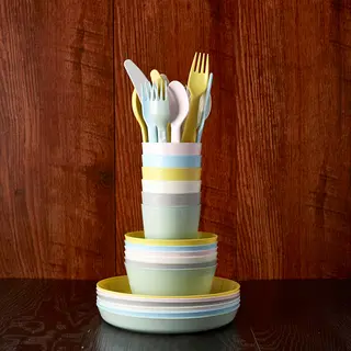 KALAS set: plate + mug + bowl, mixed colours