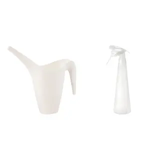 IKEA/TOMAT set: watering can + spray bottle, white, 1.2 l