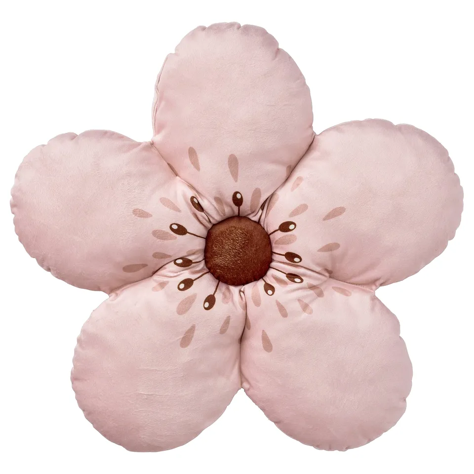 ALPTALL Cushion, pink/flower-shaped, 47 cm