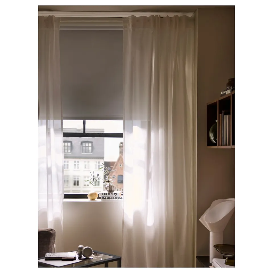 FRIDANS Block-out roller blind, white, 80x195 cm