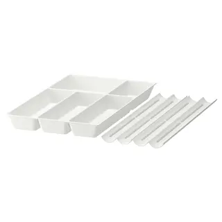 UPPDATERA cutlery tray/spice rack, white, 52x50 cm