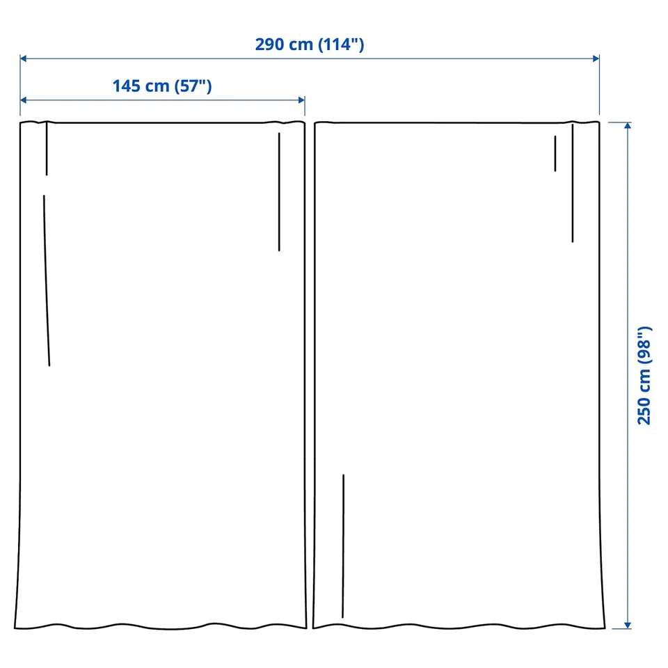 Illustration with measurements for the product: VILDPERSILJA.
