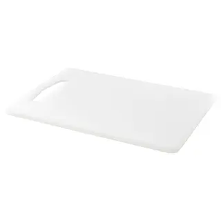 LEGITIM chopping board, white, 34x24 cm