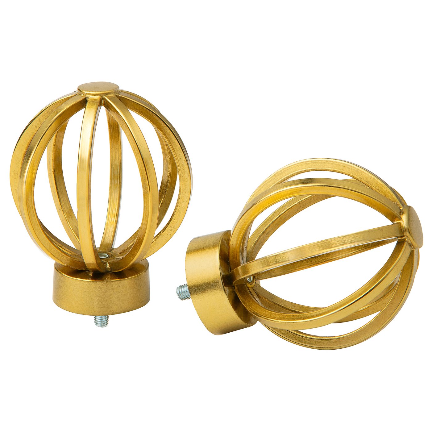 TALLBARSMAL finials, 1 pair, gold-colour