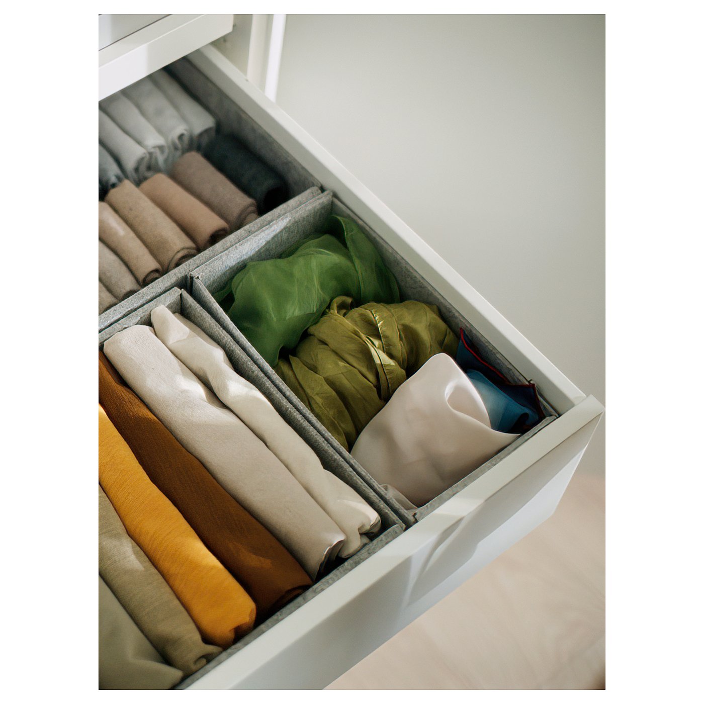 PAX / FYRUDDEN Wardrobe combination, white/blue, 200x60x201 cm