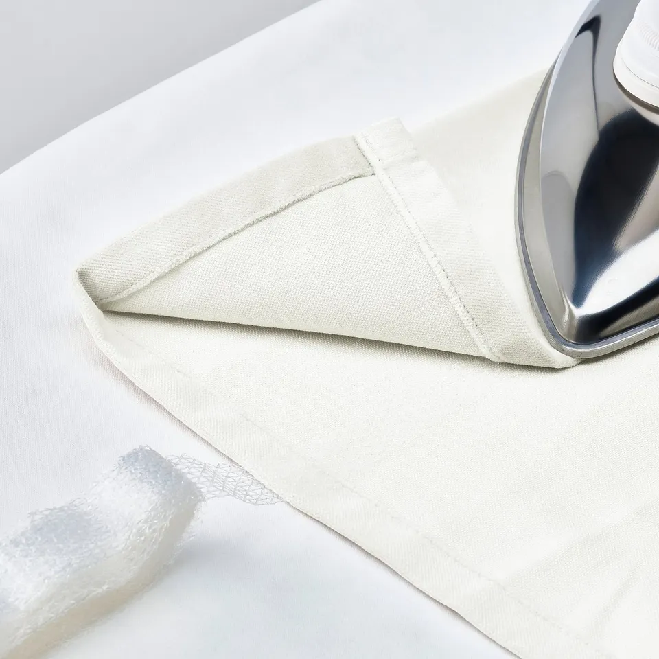LENDA Curtains with tie-backs, 1 pair, light grey-green/with heading tape, 140x300 cm