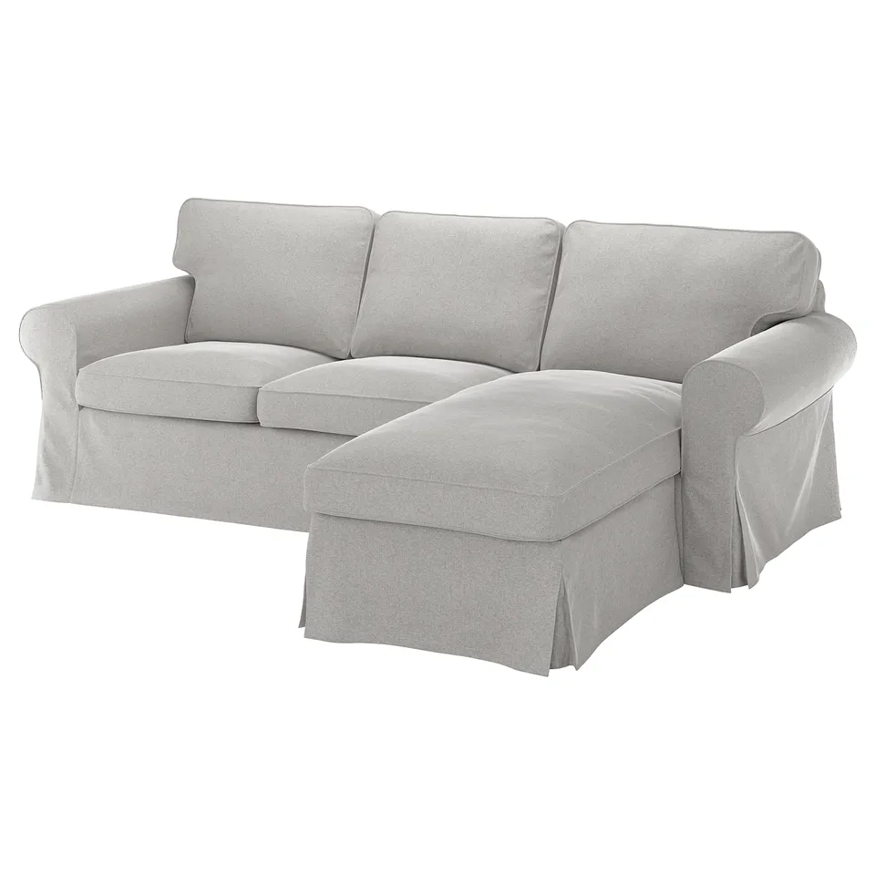 part: EKTORP cover 3-seat sofa w chaise longue