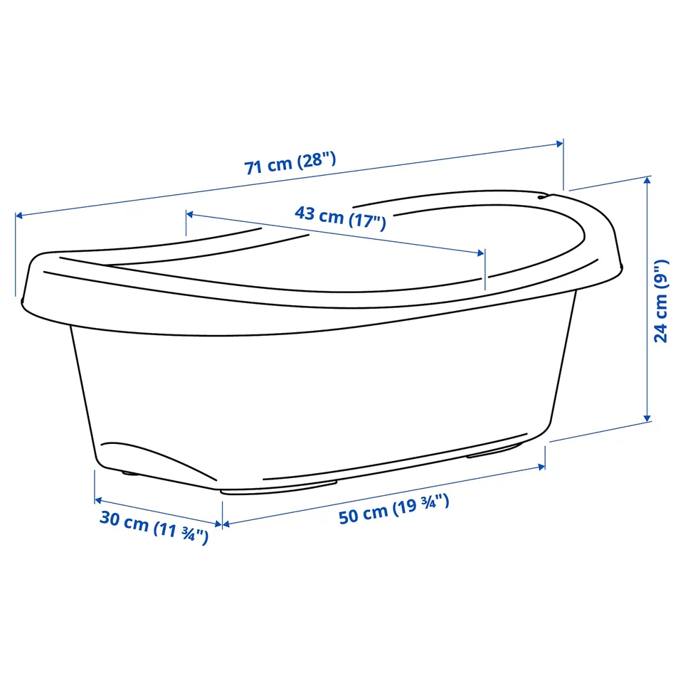 part: LÄTTSAM baby bath