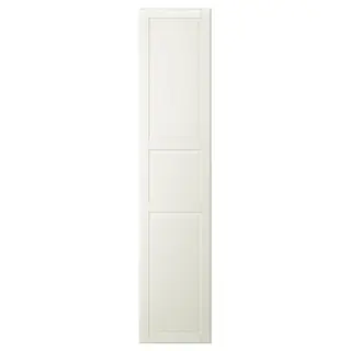 TYSSEDAL door with hinges, white, 50x229 cm
