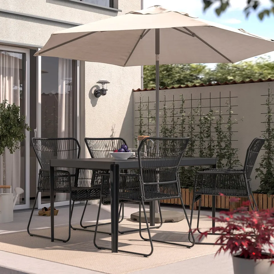 part: TALLSKÄR chair with armrests, outdoor