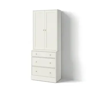HAVSTA storage combination with drawers, white, 81x47x212 cm