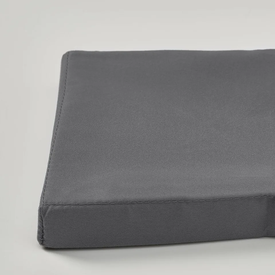 DRÖNA Lid, dark grey textile, 26x19 cm