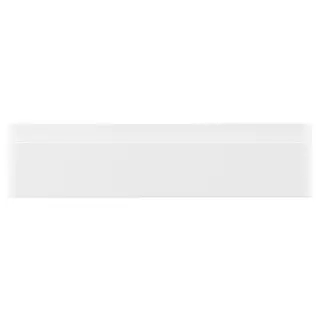 VOXTORP drawer front, matt white, 40x10 cm