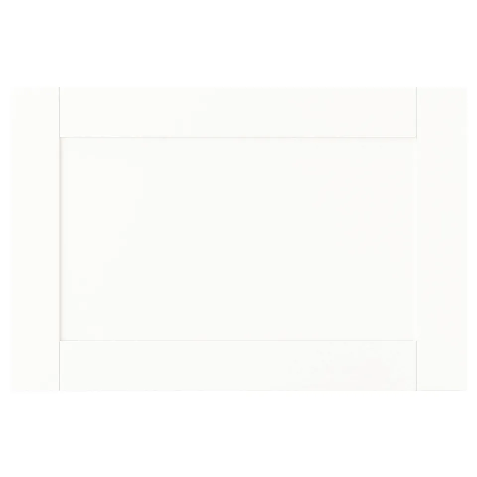 SANNIDAL Door with soft closing hinges, white, 60x40 cm