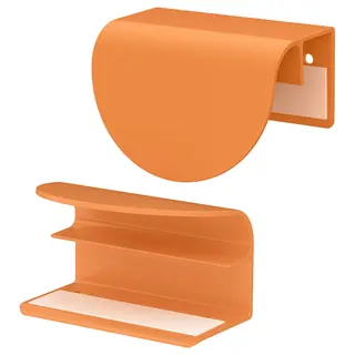 LATMASK clip-on handle, orange, 60 mm 2 pack