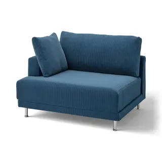 UPPÅKRA cover for 1.5-seat module, left, Samsala dark blue