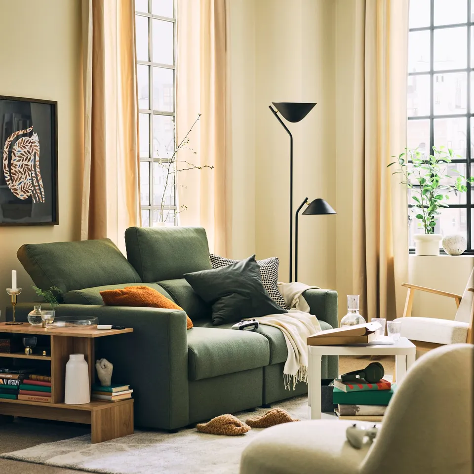 MALMKÖPING 2-seat sofa, Tibbleby light beige