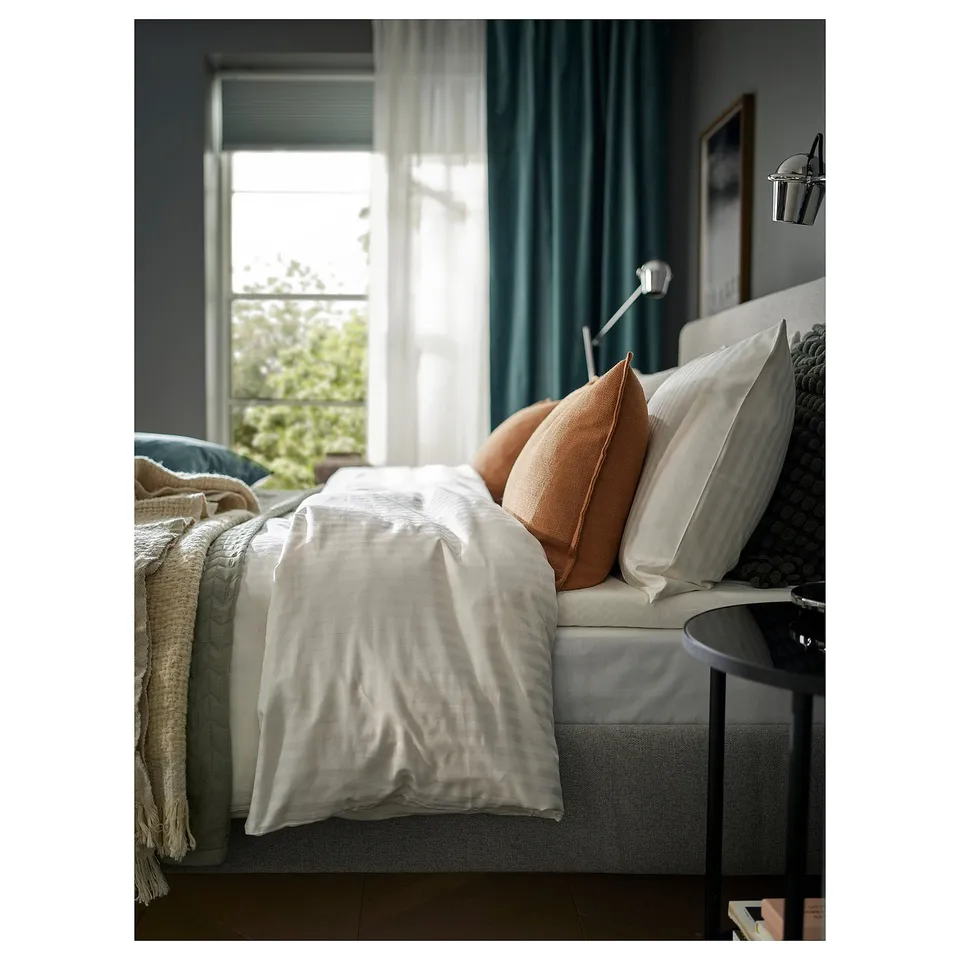part: ROSENROBINIA sheer curtains, 1 pair