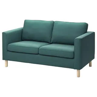 PÄRUP cover for 2-seat sofa, Kelinge grey-turquoise