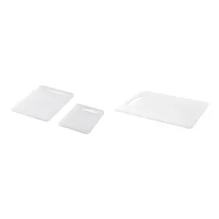 LEGITIM set: chopping board, set of 2 + chopping board, white