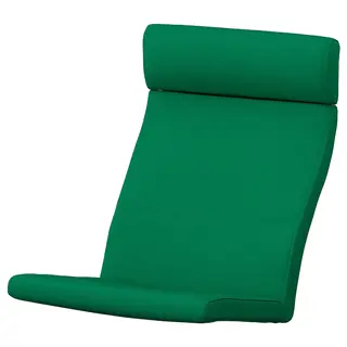 POÄNG armchair cushion, Vissle deep green, Length 137 x Width 56 cm