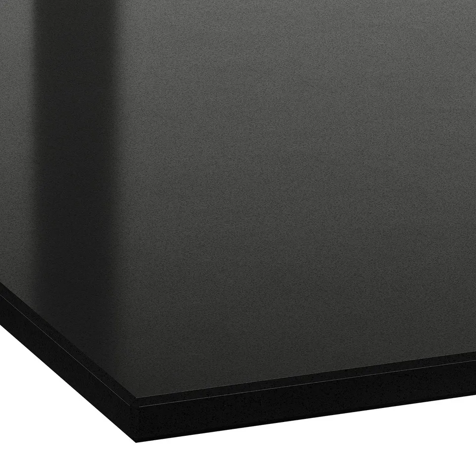 LOCKEBO Custom made worktop, black/glass composite, 1 m²x2.0 cm