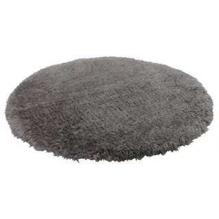 MALÖRTSMOTT chair pad, grey, 32 cm