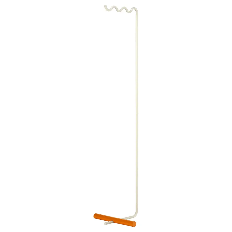 SOLVINDEN, orange and white; abs and steel, l-shape, single hook.