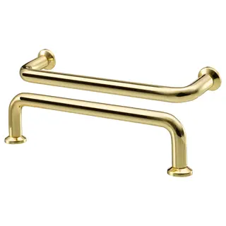 BAGGANÄS handle, brass-colour, 143 mm