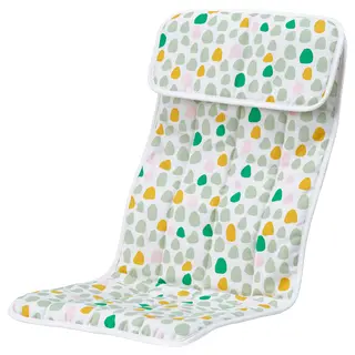 POÄNG children's armchair cushion, Ulvsby/dot pattern