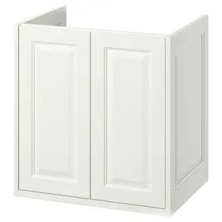 TÄNNFORSEN wash-stand with doors, white, 60x48x63 cm