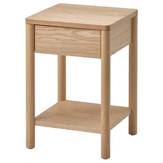 TONSTAD bedside table, oak veneer, 40x40x59 cm
