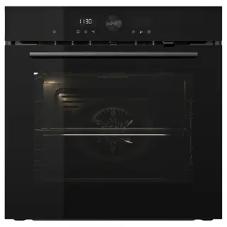 SPJUTBO true fan oven, added steam function Grill function/black IKEA 500