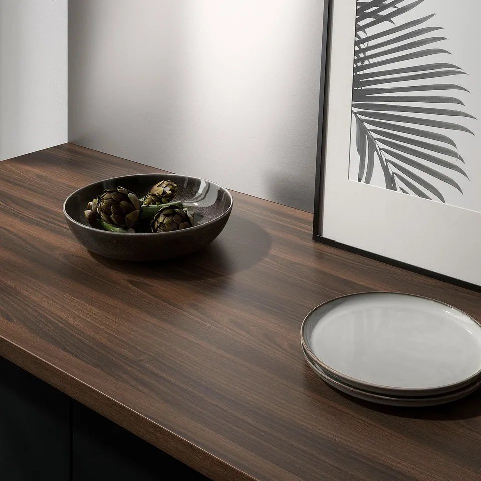 LYSEKIL Wall panel, double sided stainless steel/brass, 119.6x55 cm